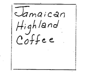 JAMAICAN HIGHLAND COFFEE