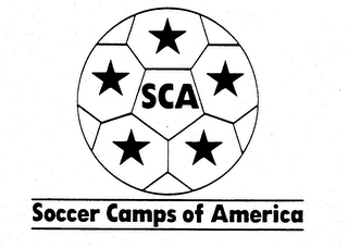 SCA SOCCER CAMPS OF AMERICA trademark