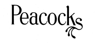 PEACOCKS trademark