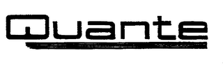 QUANTE trademark