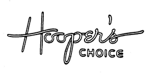 HOOPER'S CHOICE