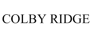 COLBY RIDGE trademark