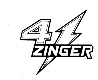 4 ZINGER trademark