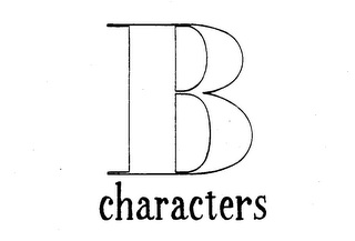 B CHARACTERS trademark