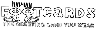 FOOTCARDS THE GREETING CARD YOU WEAR