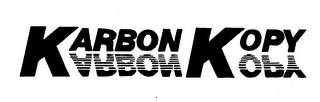 KARBON KOPY trademark