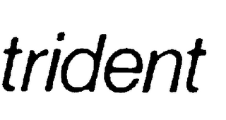TRIDENT trademark