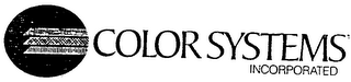 COLOR SYSTEMS INCORPORATED