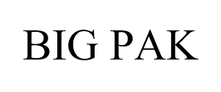 BIG PAK trademark