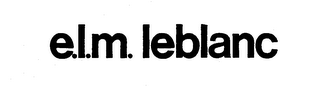 E.L.M. LEBLANC trademark