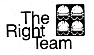 THE RIGHT TEAM trademark