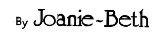 BY JOANIE-BETH trademark