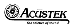 ACUSTEK THE SCIENCE OF SOUND trademark