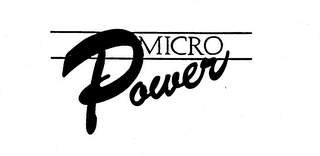 MICRO POWER trademark