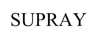 SUPRAY trademark