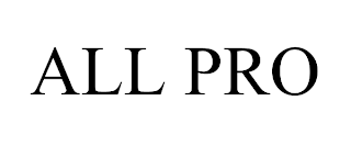 ALL PRO trademark