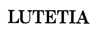 LUTETIA trademark