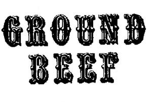 GROUND BEEF