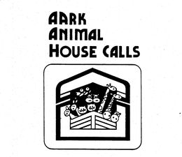 AARK ANIMAL HOUSE CALLS trademark