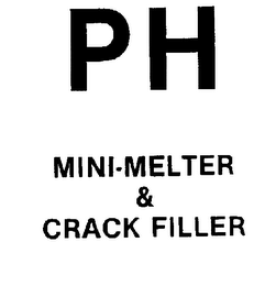 P H MINI-MELTER & CRACK FILLER