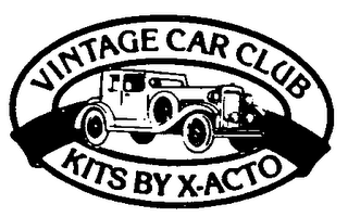 VINTAGE CAR CLUB KITS BY X-ACTO