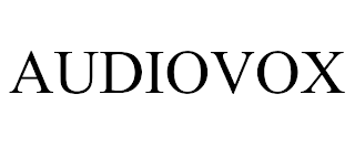 AUDIOVOX trademark