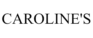 CAROLINE'S trademark