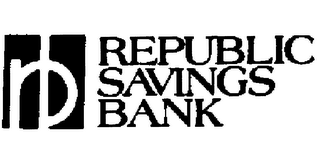 RB REPUBLIC SAVINGS BANK