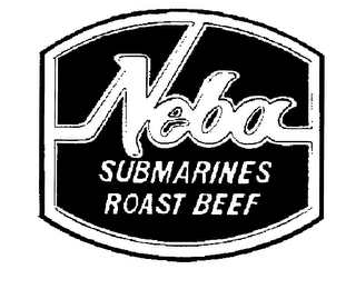NEBA SUBMARINES ROAST BEEF