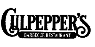 CULPEPPER'S BARBECUE RESTAURANT