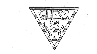 GUESS ? MEN WASHED JEANS trademark