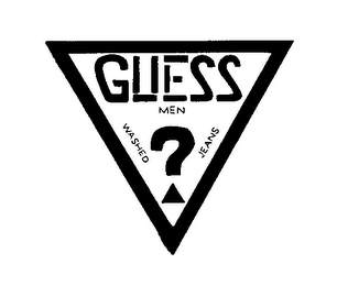 GUESS ? MEN WASHED JEANS trademark