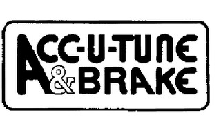 ACC-U-TUNE & BRAKE