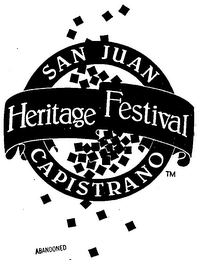 SAN JUAN HERITAGE FESTIVAL CAPISTRANO