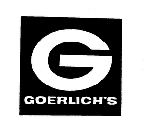 G GOERLICH'S trademark
