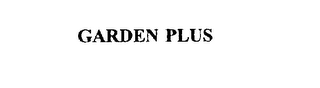 GARDEN PLUS trademark