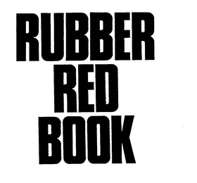 RUBBER RED BOOK trademark