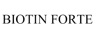 BIOTIN FORTE trademark