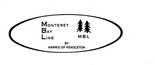 MONTEREY BAY LINE MBL BY HARRIS OF PENDLETON