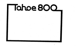 TAHOE 800 trademark