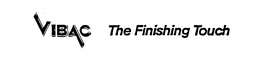 VIBAC THE FINISHING TOUCH trademark