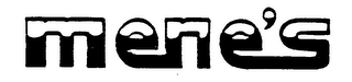 MENE'S trademark