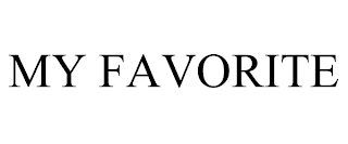 MY FAVORITE trademark