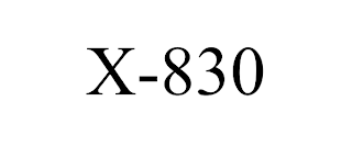 X-830 trademark