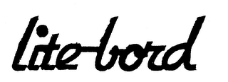 LITE-BORD trademark