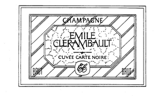 CHAMPAGNE EMILE CLERAMBAULT CUVEE CARTE NOIRE BRUT