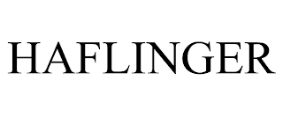 HAFLINGER trademark