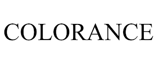 COLORANCE trademark