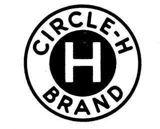 CIRCLE-H BRAND H