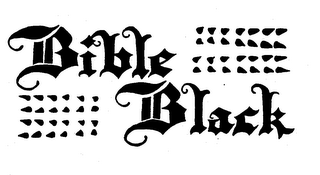 BIBLE BLACK trademark